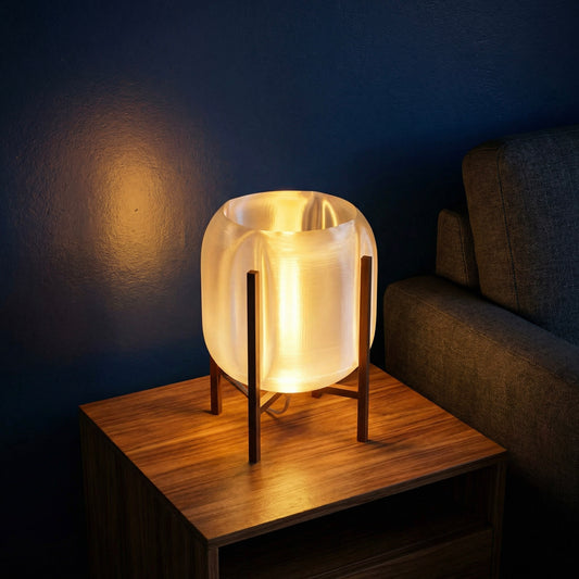 Vega - lámpara de mesa: el equilibrio perfecto entre naturaleza y luz