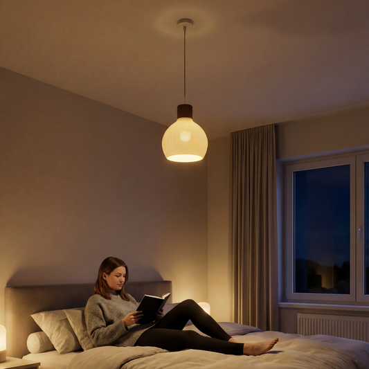 Antares - lámpara colgante bicolor, innovación y calidez en tu espacio